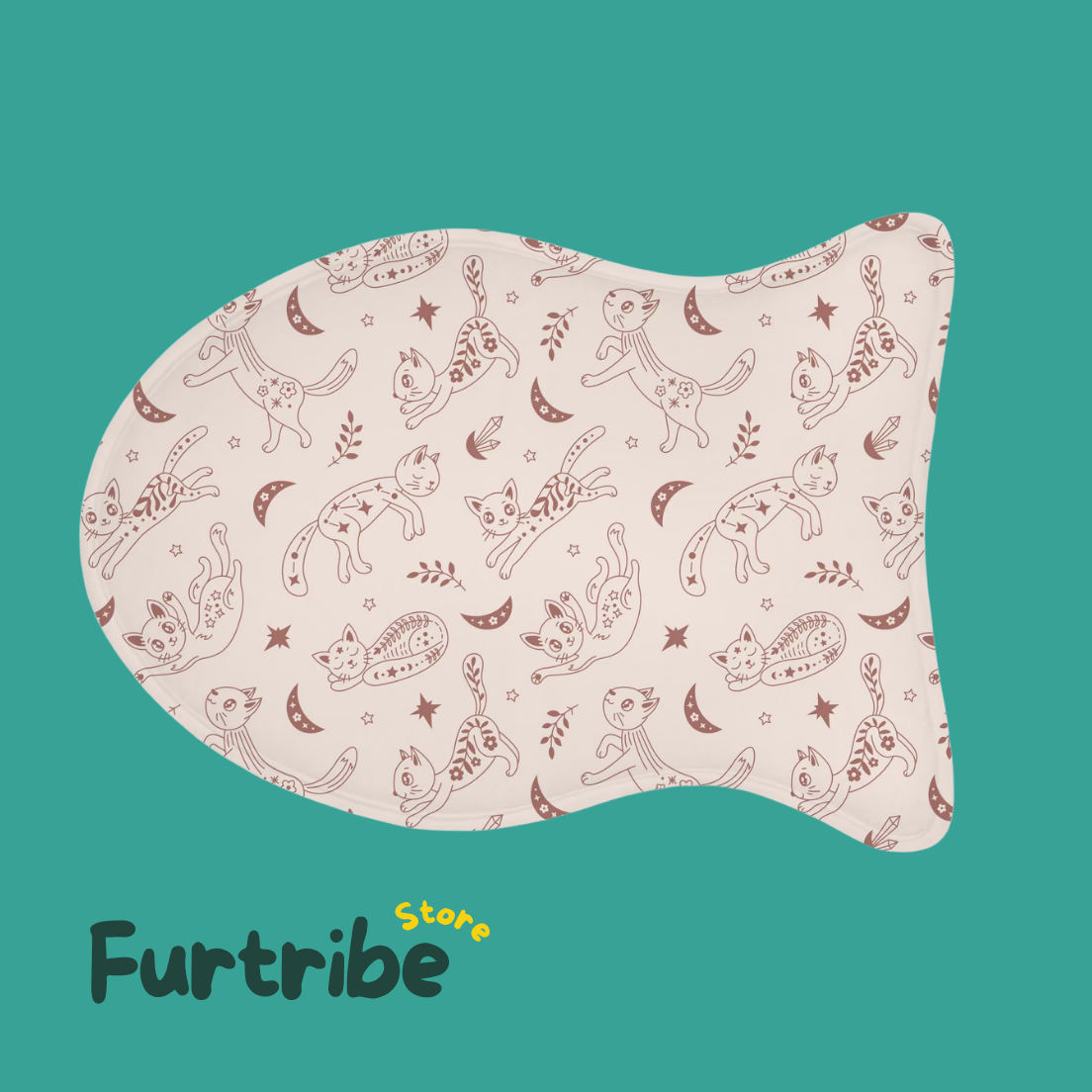 Cat Pattern Pet Feeding Mat